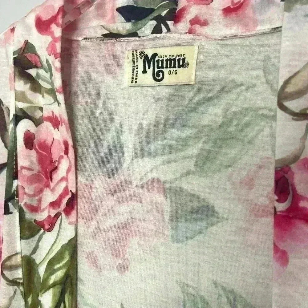 Show Me Your MuMu Brie Floral Robe One Size